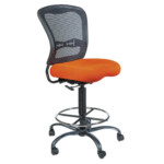 Orange Fabric Seat