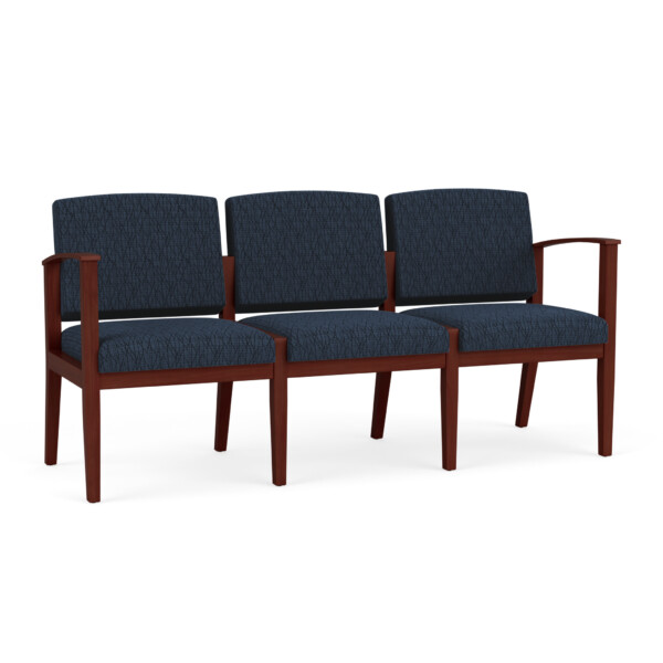 Amherst Wood 3 Seat Sofa