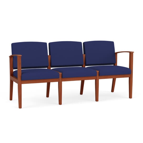 Amherst Wood 3 Seat Sofa