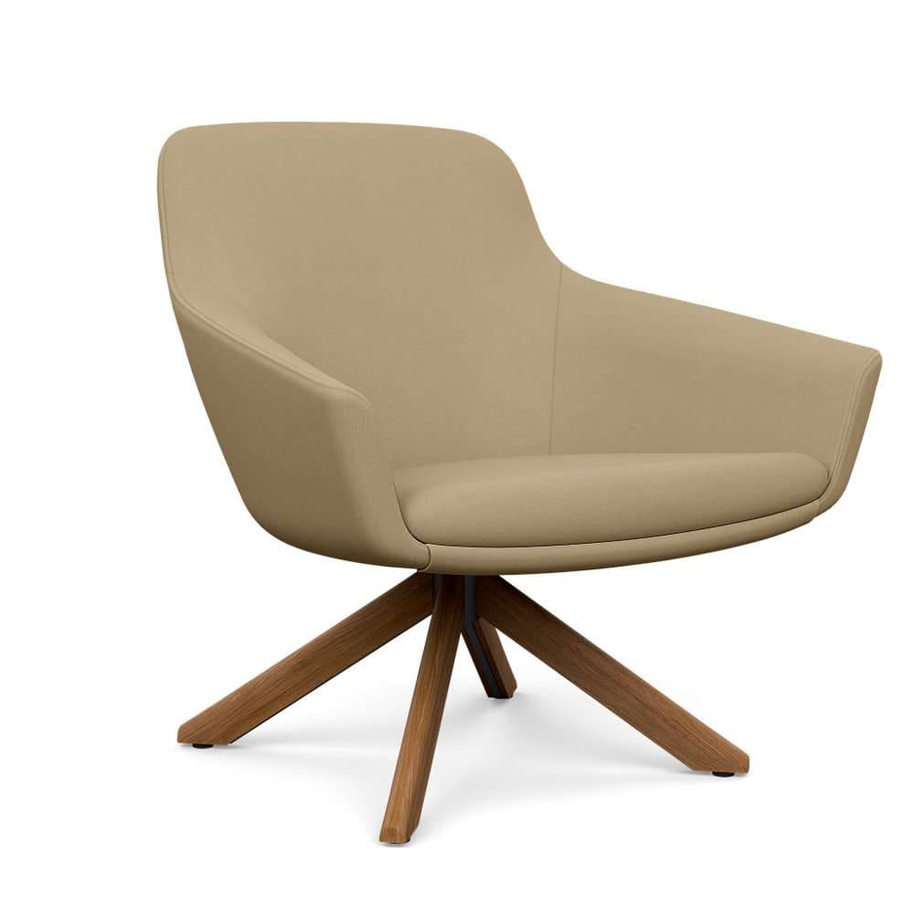 SitOnIt Gobi Midback Lounge chair shown in beige.