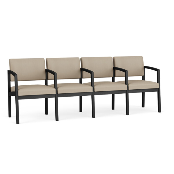 Lenox Steel 4 Seater with Center Arms