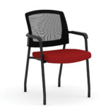 Red Seat with Black Back