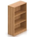 This 3 shelf bookcase is offered in five different laminate finishes. It measures 32" wide and 48" tall. Has two adjustable shelves. Ships free nationwide.