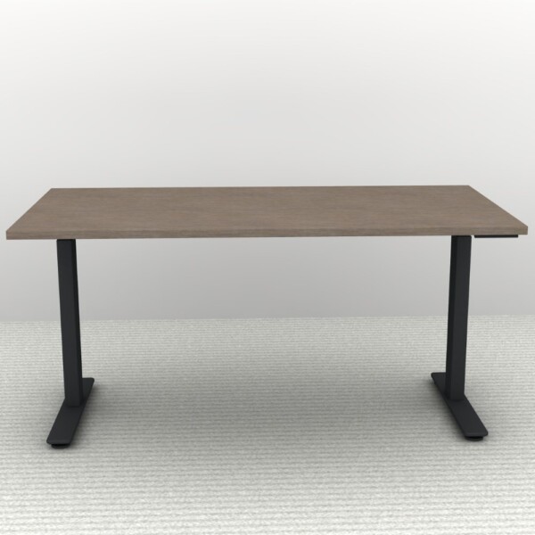 60" x 30" Height Adjustable Desk - Black Base