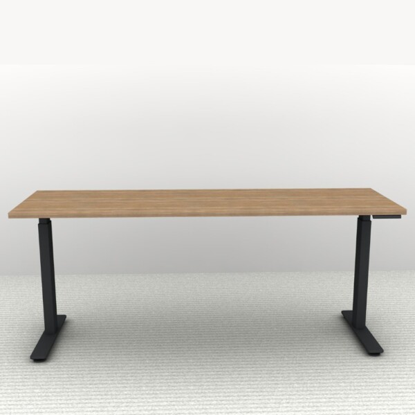 71" x 24" Height Adjustable Desk - Black Base