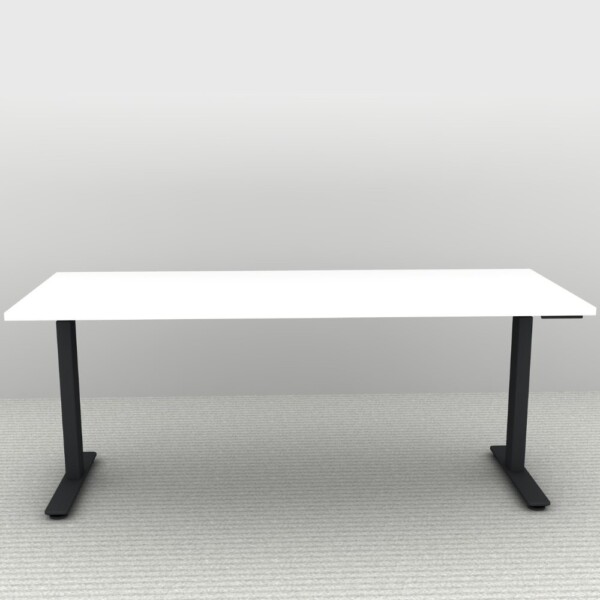 71" x 30" Height Adjustable Desk - Black Base