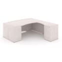 72" L-Shaped Bow Front Desk with Curved Laminated Modesty Panel - Thumbnail Image 5