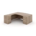 72" L-Shaped Bow Front Desk with Curved Laminated Modesty Panel - Thumbnail Image 6