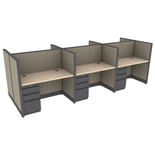 48" x 24" Cubicle Workstation 50"H Panel