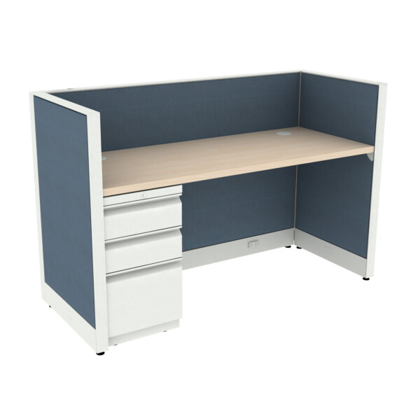 60" x 24" Cubicle Workstation 42"H Panel