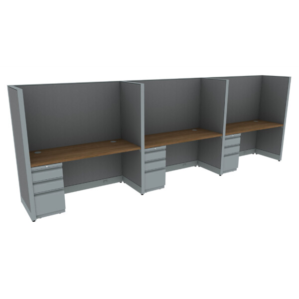 60" x 24" Cubicle Workstation 65"H Panel