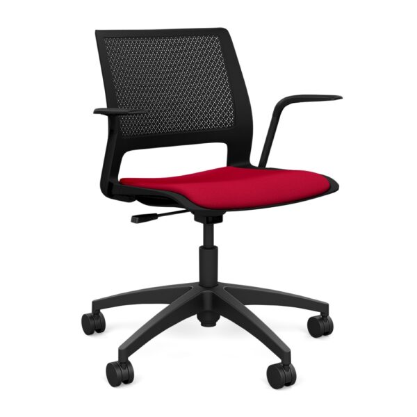 Lumin Light Task - Fabric Seat Black Frame