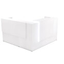 72" x 36" L Shaped Reception Desk with Overlay Storage and LEDs - Thumbnail Image 22