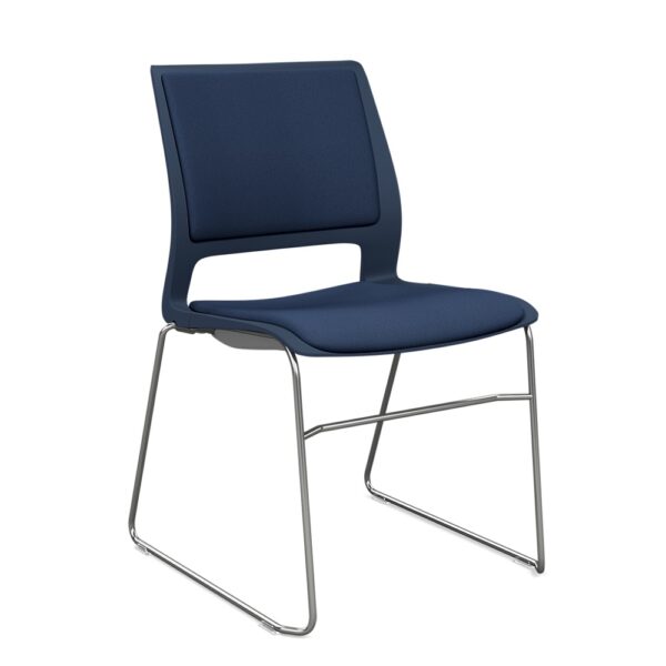 Lumin Wire Rod - Upholstered Seat and Back