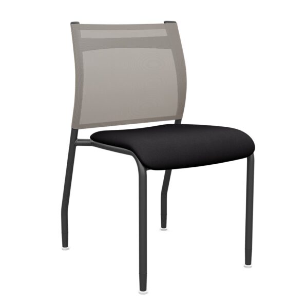 Wit Side Chair Mesh (Armless). Shown in Fog seat.