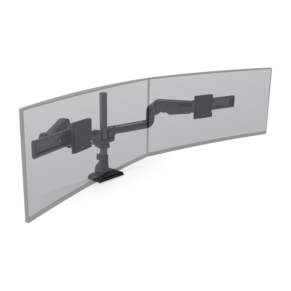 E5 Dual Dynamic Pole Wide Monitor Arm - Image 3
