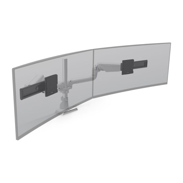 E5 Dual Dynamic Pole Wide Monitor Arm